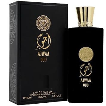 AJWAA OUD BLACK Eau De Perfume | Long Lasting Fragrance Perfum | Eau De Perfum | for Men & Women | 100 ml