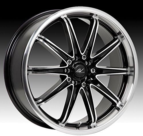 214MB Tsunami Machined Black 18x7.5 5x100 5x4.5 42mm (214MB-8751842)