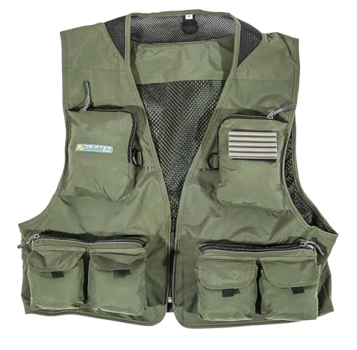 Gilet de pêche à la mouche Drifter L veste de rangement pour matériel de pêche