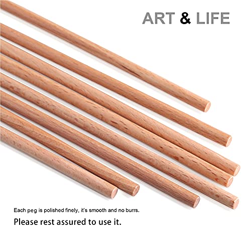 PLSFIT Plastic Bag Drying Rack, Reusable Ziplock Bag Dryer, Baby Bottle Drying Rack Space Saving for Kitchen, Bottle Dryer Rack, Multi-Purpose Wood Drying Rack, Folds for Easy Storage - Image 6