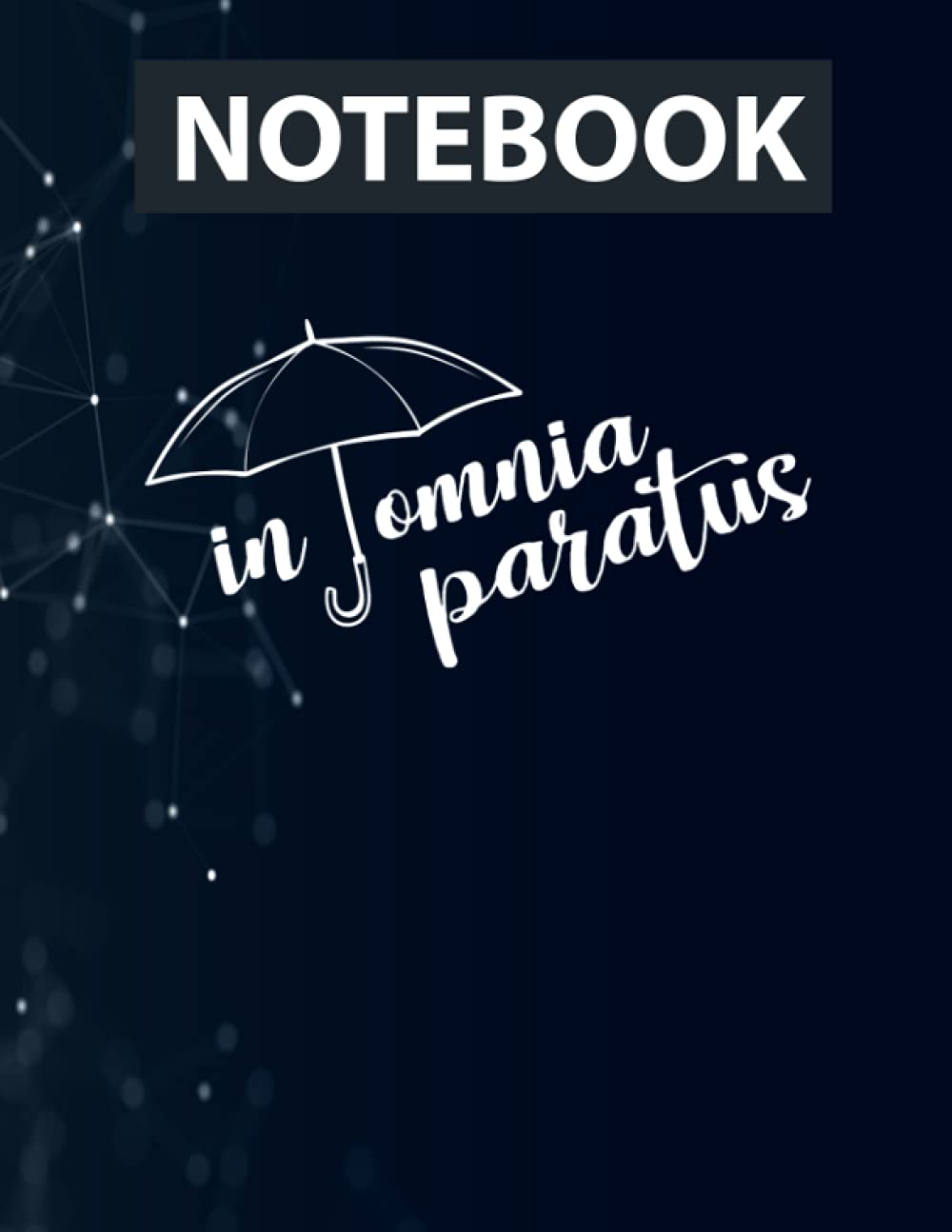 In Omnia Paratus Umbrella 130 Pages 8.5''x11'' in College Ruled Notebook