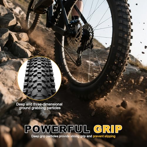 2-Pack Mountain Bike Tires Replacement 20/24/26-inch Bike