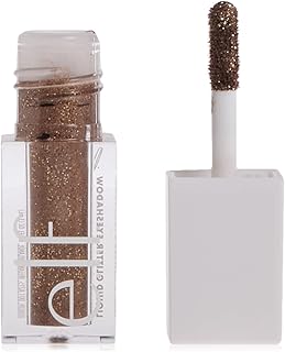 e.l.f. Cosmetics Liquid Glitter Gel Eyeshadow, Copper Pop, 0.10 Fl. Ounce, Copper Pop, 0.10 Fl Ounce