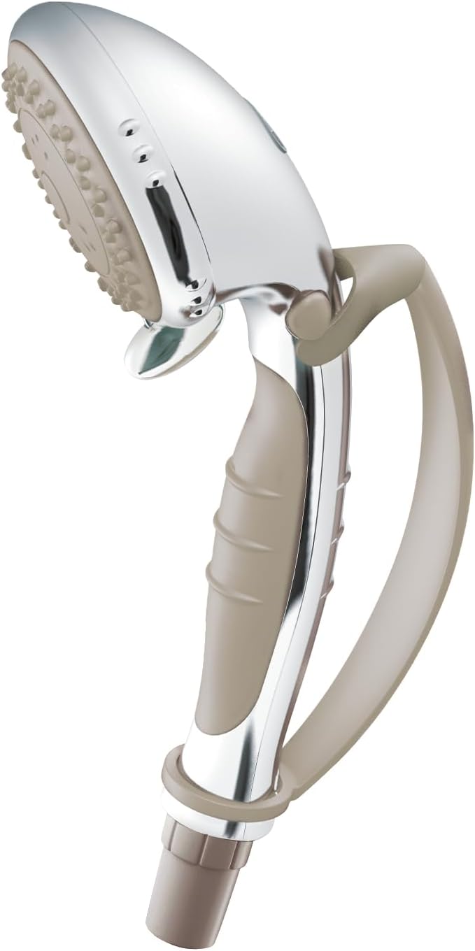 Moen Home Care DN8001CA, Shower Safety Pause Control Handheld Showerhead, Glacier