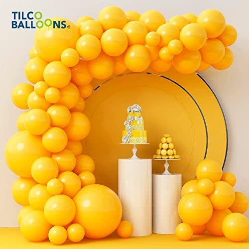 Giant Balloons Yellow 72 Inch Jumbo | Ready to Inflate with Air, Helium or Fill with Water | Decorate your Birthday, Graduations, Events or Weddings | Balloon to Get Inside | Tilco Balloons — view 3