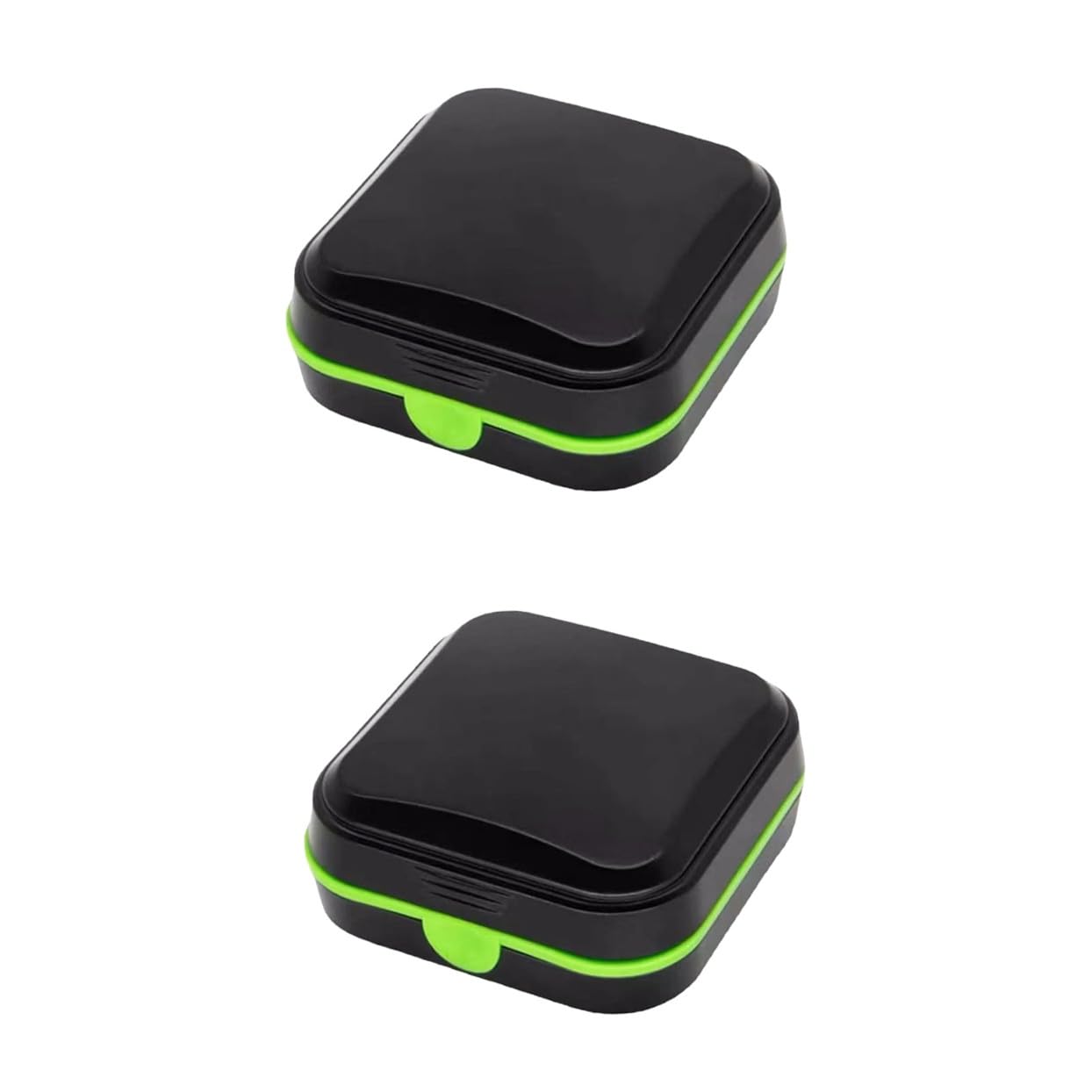 Healeved 2piezas Caja De Protección Portátil Para Ayudantes Auditivos Estuche y Para y Material Resistente y