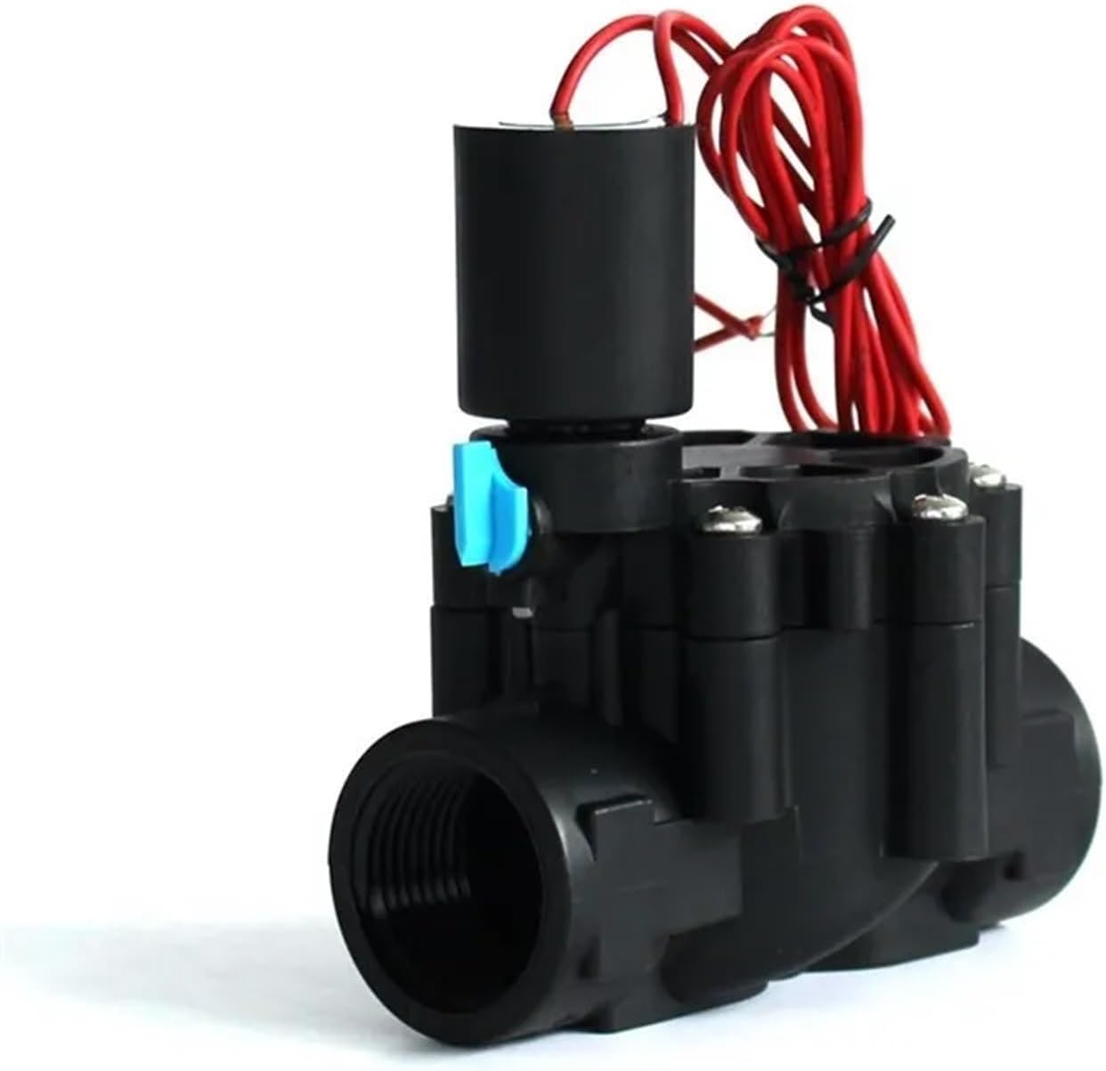 1/2" 3/4" 1" Normally Closed Solenoid Valve Water 220V 12V 24V Nylon Valve for Farm Garden Landscape Irrigation(1",24VDC)