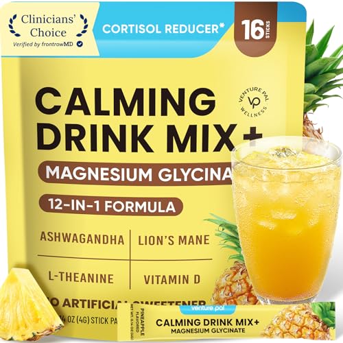 Image of Venture Pal Calm Drink Mix, 12-in-1 Cortisol Reducer & Sleep Aid