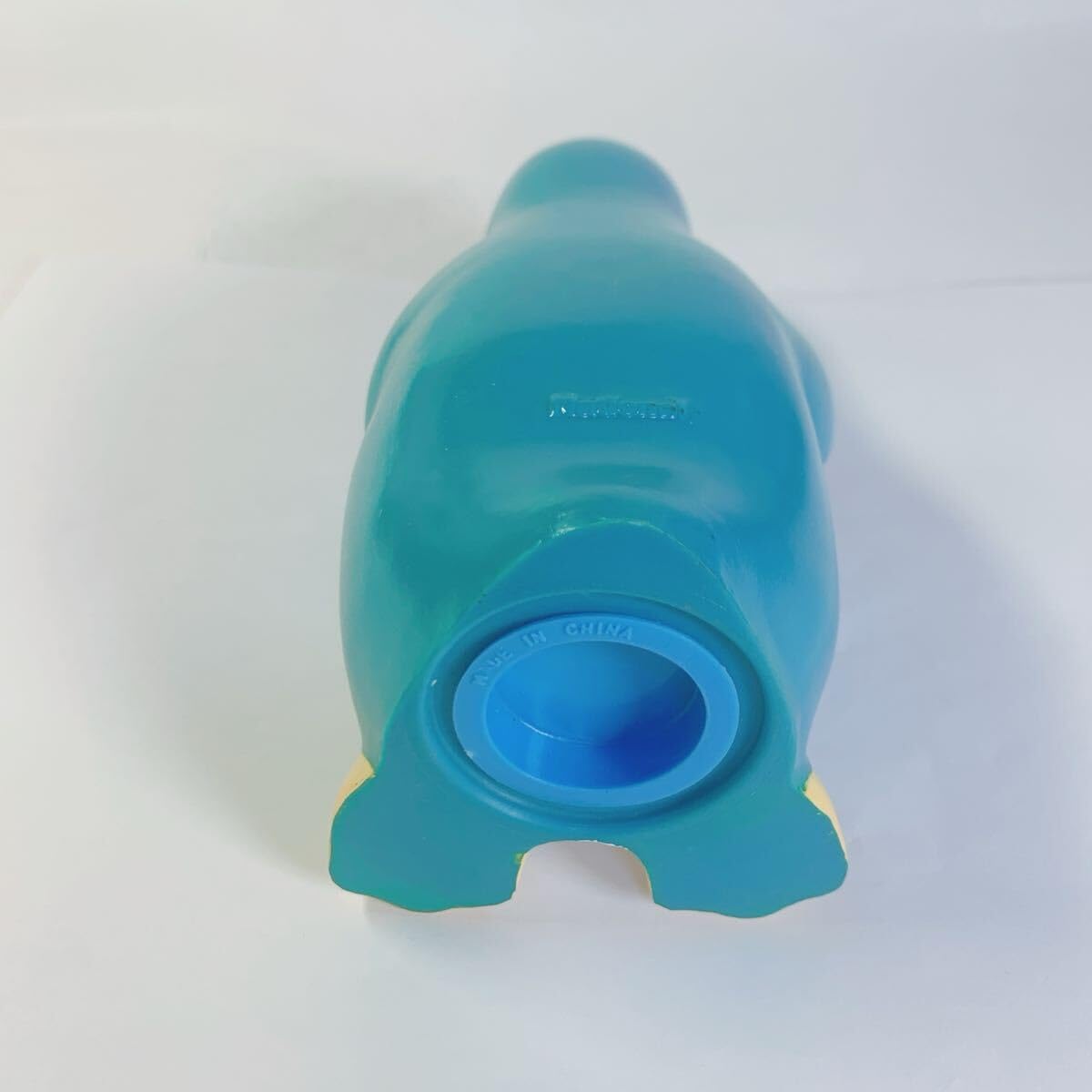 昭和レトロ 当時物　ナショナルノベルティ　スペースペンギン陶器製　貯金箱 昭和レトロ 当時物 ナショナルノベルティ スペースペンギン陶器