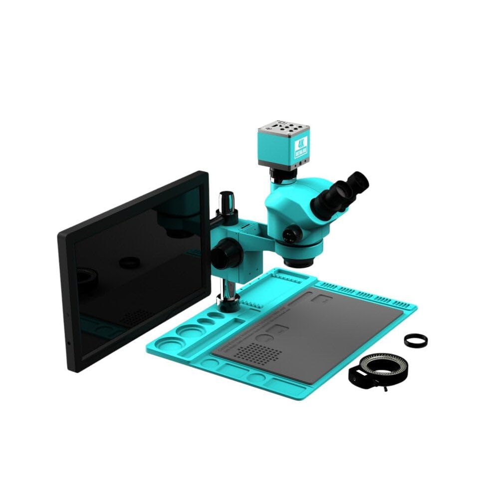 Trinocular Microscope with 4k Monitor and 4K Camera RF4 RF7050TVD2-4KC2-M156 7-50c