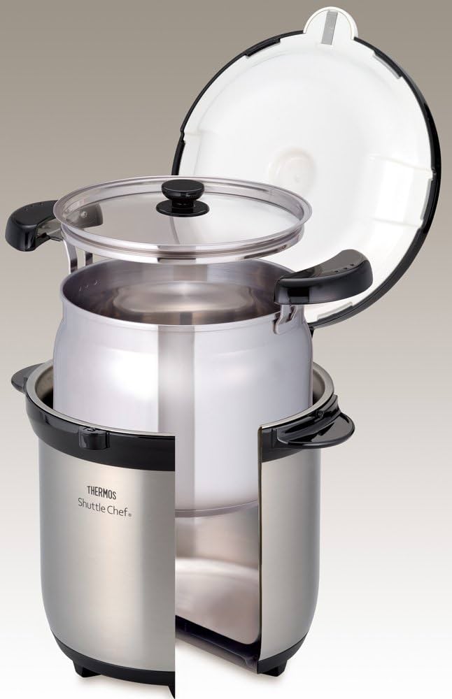 THERMOS サーモス Shuttle Chef シャトルシェフ4.5L THERMOS Vacuum Insulation Cooker Shuttle Chef 4.5L Clear