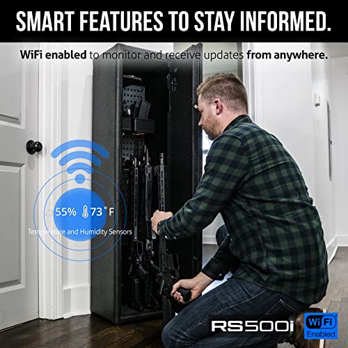 VAULTEK RS Series WiFi Biometric Rifle Safe Multiple Firearm Storage Smart Safe with Alerts to Smartphone Auto-Open Door and Rechargeable Battery - Thumbnail 2