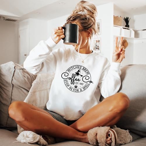 Halloween Witches Brew Coffee Co Sweatshirt Witches Brew Coffee Co Hoodie Vintage Graphic Tees Long Sleeve2