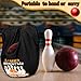 Hahafelt 3 Pcs Bowling Ball Polisher Gift Retirement Microfiber Bowling Seesaw Bag with 10'' x 8'' Bowling Towel Shammy Pad Bowling Accessories Christmas Bowling Gift for Bowlers Women Bowling Lovers