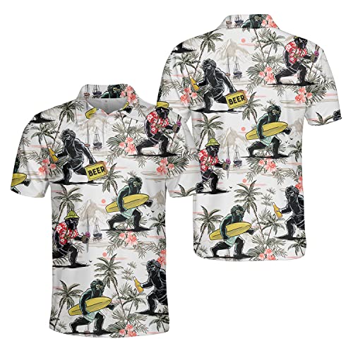 Funny Golf Shirts for Men, Polo Shirt for Men, Short Sleeve Golf Jerseys for Team, Gifts for Golf Lover3