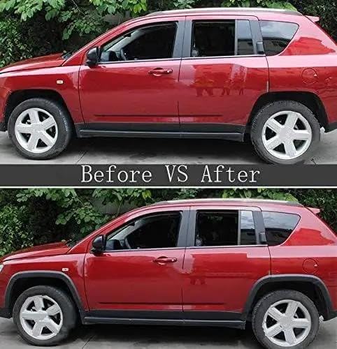 Ensemble protections de passages de roue noirs Jeep Compass 2011-2015 - 4