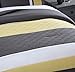 Chezmoi Collection 7-Piece Sunvale Yellow Grey White Comforter Bedding Set (Queen)