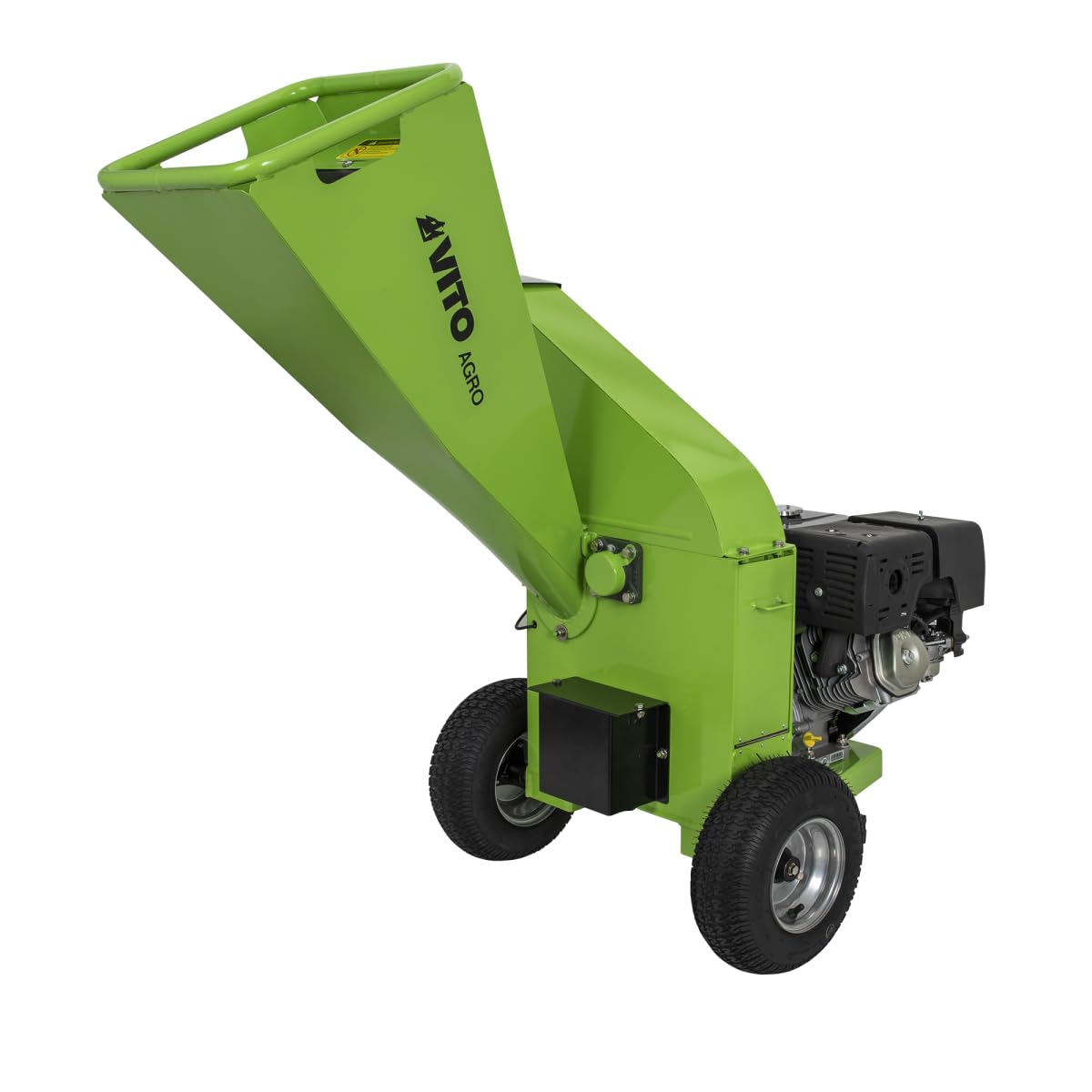VITO – Broyeur de végétaux Thermique 15CV - 3 Lames de Coupe - Branches Ø10cm Max Démarrage électrique Moteur 4T Poignées