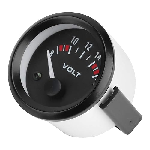 Miniatura 5 de Voltímetro 12V 52mm2in Medidor de Voltaje 8-16V Volt Meter BX100007 Voltímetro Electrónico Voltímetro Voltímetro Medidor de Voltaje para Vehículo