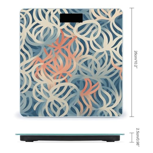Báscula Digital de Baño con Patrones Coral Smart miniatura 2
