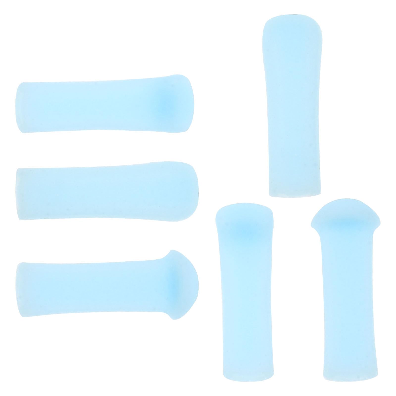 DOITOOL 6pcs Ear Cleaner Replacement Tips Soft Silicone Earwax Removal Scoops Visible Earwax Removal Accessories for Safe Home