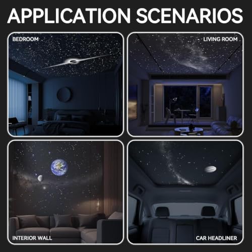 KNH MART Store KNH MART 3-in-1 Galaxy Projector Night Light - Image 6