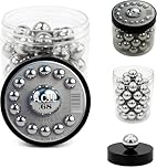 Aluminium Balls .68 Cal. Solid Resuable Paintballs Powerballs for Target Practice, Training and Defense Pistols in 68 Caliber (40 pcs)