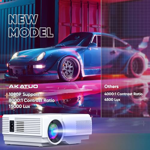 Mini Projector, YOOYAA 15000L 5G WiFi Bluetooth Portable Projector for Bedroom Full HD 1080P, 50% Zoom, Outdoor/Home Theater Video Projector Compatible with TV Stick/HDMI/USB/Laptop/Smartphone Mini Projector, YOOYAA 15000L 5G WiFi Bluetooth Portable Projector for Bedroom Full HD 1080P, 50% Zoom, Outdoor/Home Theater Video Projector Compatible with TV Stick/HDMI/USB/Laptop/Smartphone