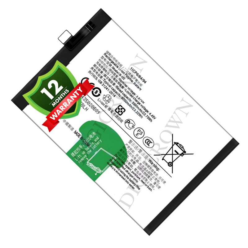 Image of Original B-U2 Battery Compatible for Vivo T2x (V2188A) - (6000mAh) - 1 Year Warranty DF7