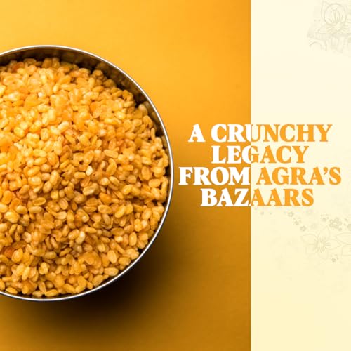 Image of Panchi Moong Dal Namkeen (250 Gram Pack of 1) Agra Special Crunchy Indian Snack Spicy Tangy and Tasty Made with Premium Ingredients Perfect for Tea Time and Snacking