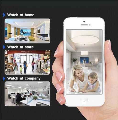 SpyFocus Magnetic Mini Security Camera, CamTrix Mini 1080p HD Wireless Magnetic Security Camera Night Vision Motion Detection Security Cam Covert Cameras with App for Home Indoor Outdoor (3 PCS) - Thumbnail 7