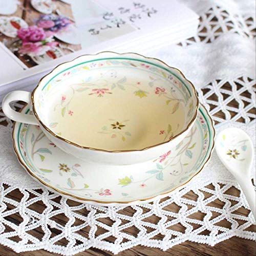 Zestaw filiżanek do kawy po turecku ceramiczne filiżanki do herbaty kwiatowej i zestawy ze spodkami mała łyżka prosta Vintage Taza Ceramica królewska filiżanka do herbaty, filiżanka