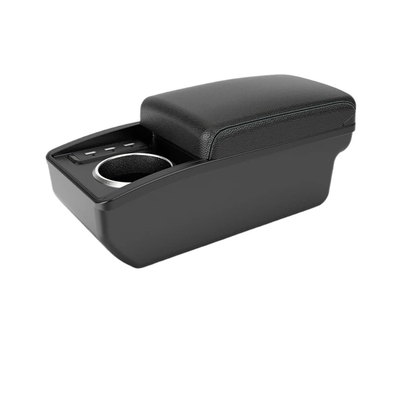 Umdjju B3 White Line 6 Usb For Peugeot 207 Armrest Box Car Central Storage Interior Dedicated Retrofit Accessories Car Centre Console Armrest Box(B3 White Line 6 Usb)
