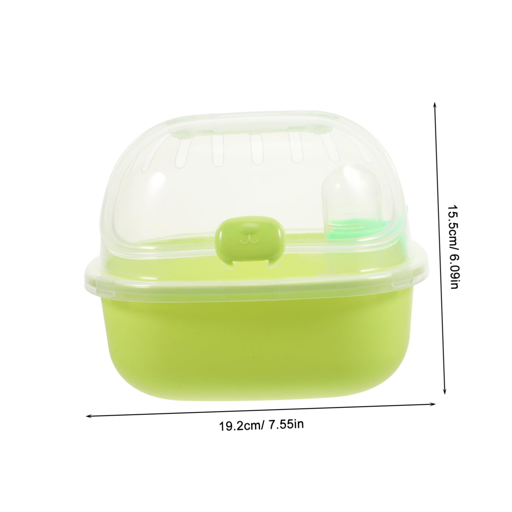 Abaodam Small Pet Cage Portable Travel Carrier for Hamsters Comfortable Design Plastic Material