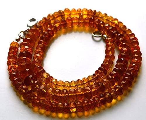 Citrine dorée AAA perles rondelles facettées naturelles pour création de bijoux haut de gamme