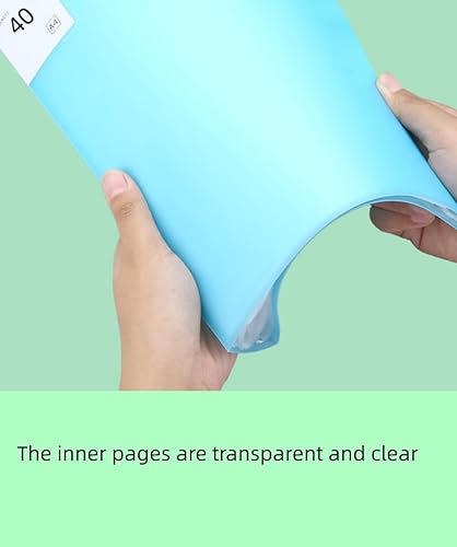 Miniatura 2 de Organizador de archivos de acordeón, carpeta expansible de 40 bolsillos, tamaño carta A4, carpeta de recibos de documentos para aula, hogar, oficina