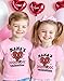 SANIXJOO Toddler Valentine's Day T-Shirts Mama's Valentine Heart Graphic Tee Tops Kids Babys Valentine's Lover Gifts Clothes(Pink,5-6Years)