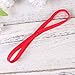 Exceart Fashionable Red Bow Headband Sports Headband for Boys Men Stretchy Hairband Anti-Slip Feature