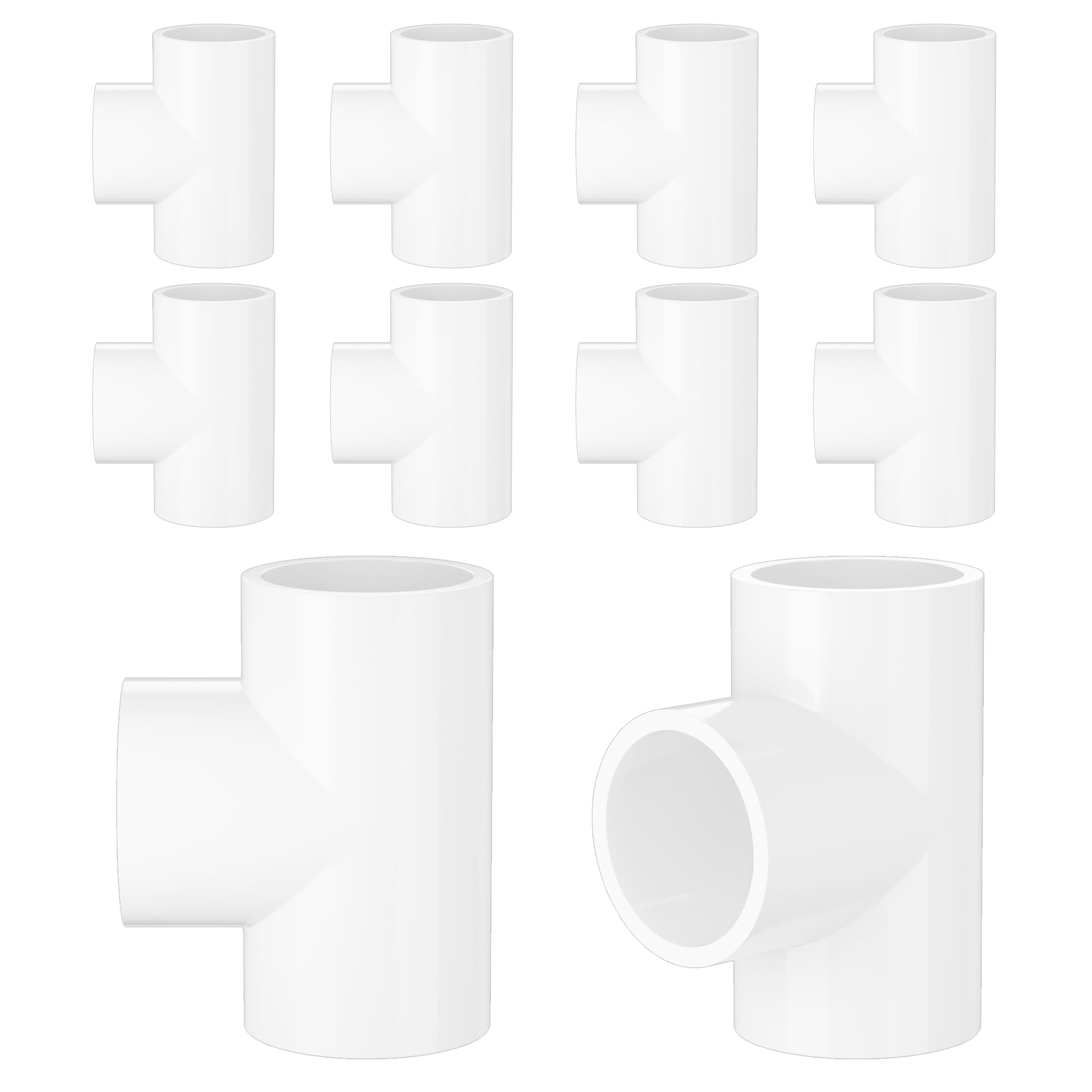 Sevenjungle 1 Inch PVC Tee Fittings