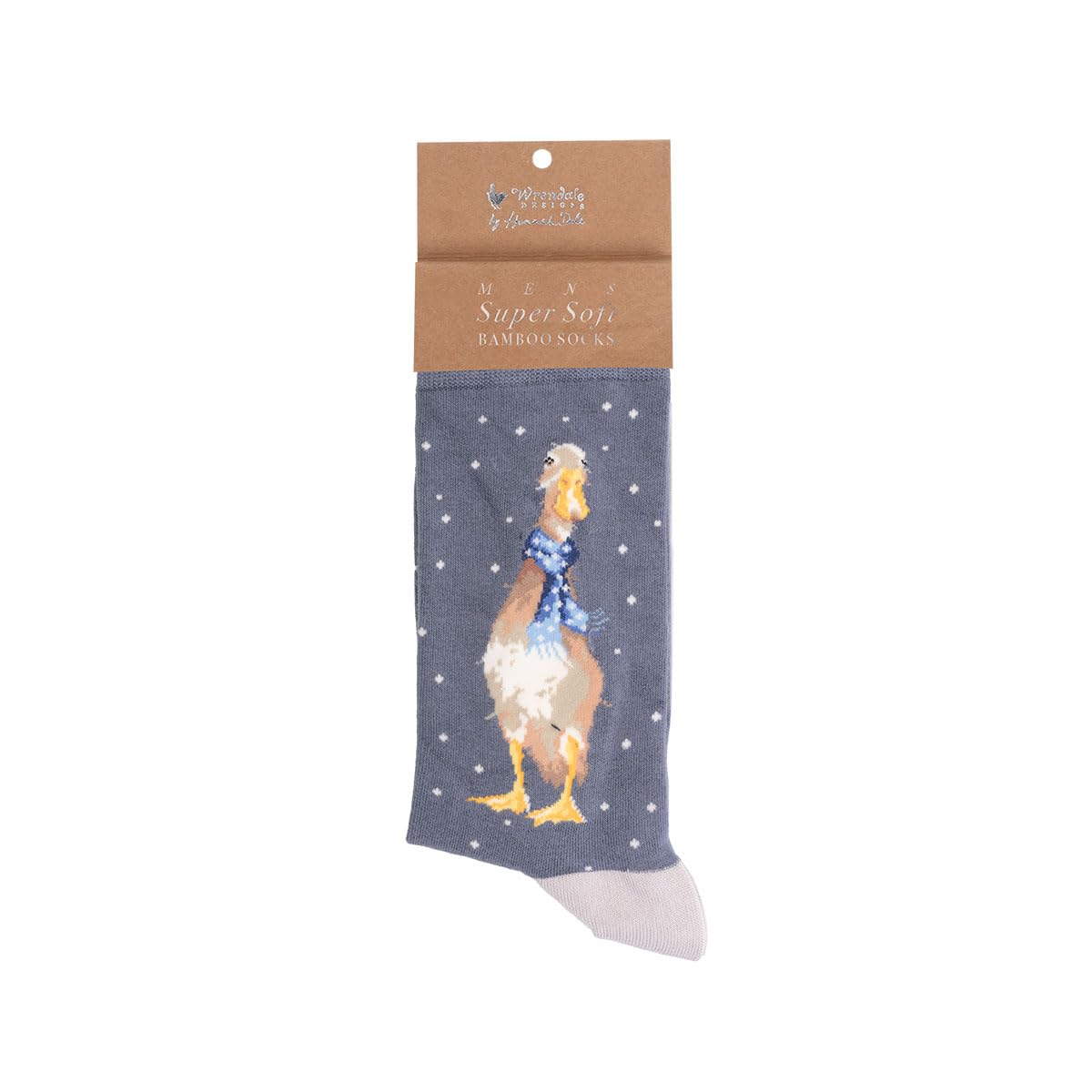 Wrendale Designs by Hannah Dale Christmas Scarves' duck Men's Socks