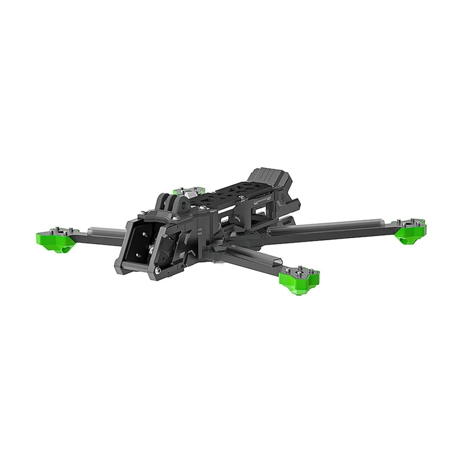 Kit de Marco de cuadricóptero Kit de chasis F6 V2 O4 de 6 Pulgadas, Distancia Entre Ejes F6 de 262 mm con Brazo de 6 mm for dron FPV con Unidad aérea O4