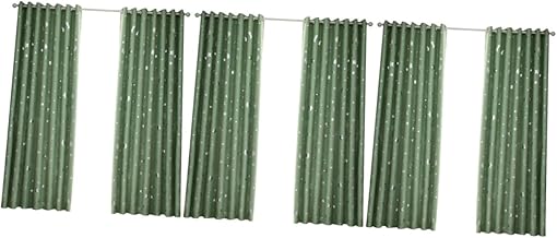 Garneck 3 Peças Decoração De Berçário De Bebê Decoração De Lua Cortinas Infantis Forro De Cortina De Janela Lua Estrela Cortinas Blackout Cortina Com Isolamento Térmico Cortina De