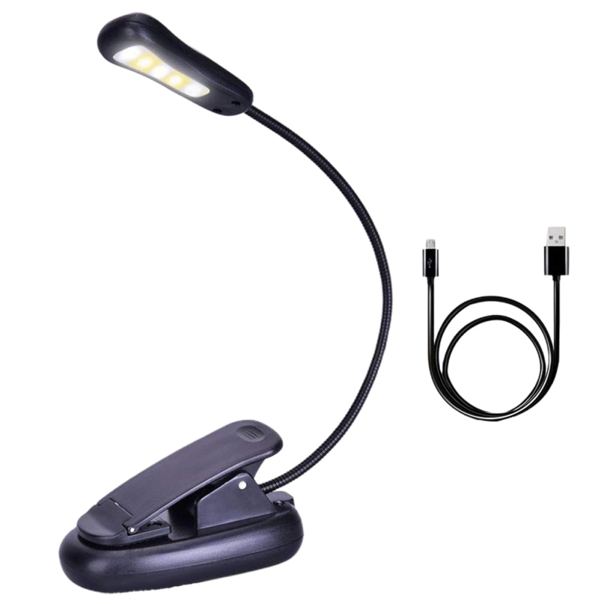 KKXXYQFC Lampada 1pc 3 9 Lampada da Tavolo da scrivania Lampada da Tavolo Ricaricabile Lampada da Tavolo Lampade da scrivania a LED Luce da Lettura con Clip Luce Notturna da Comodino Morsetto sulle