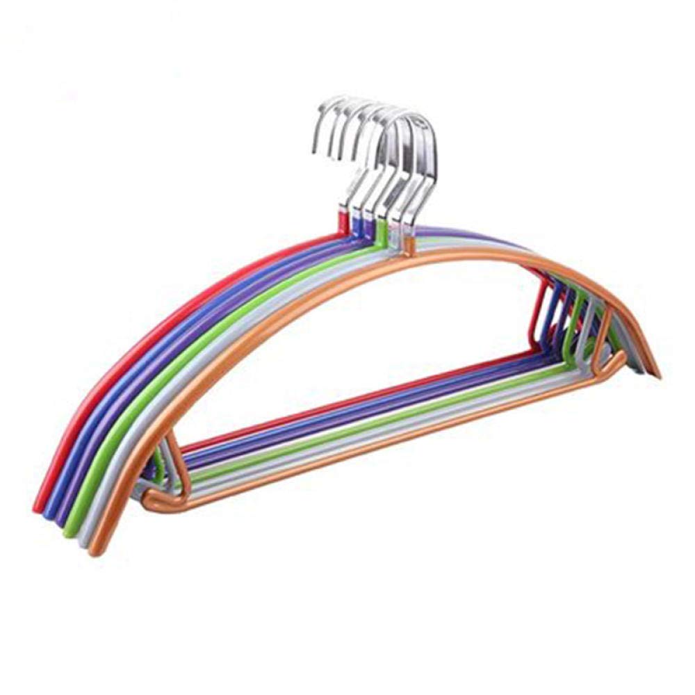 Cintre à vêtements en acier inoxydable et PVC durable de 42.5cm