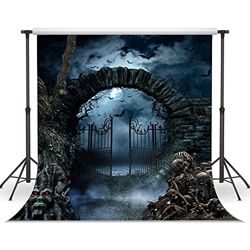 LYWYGG 7x5FT Halloween Sfondo Muro Halloween Notte...