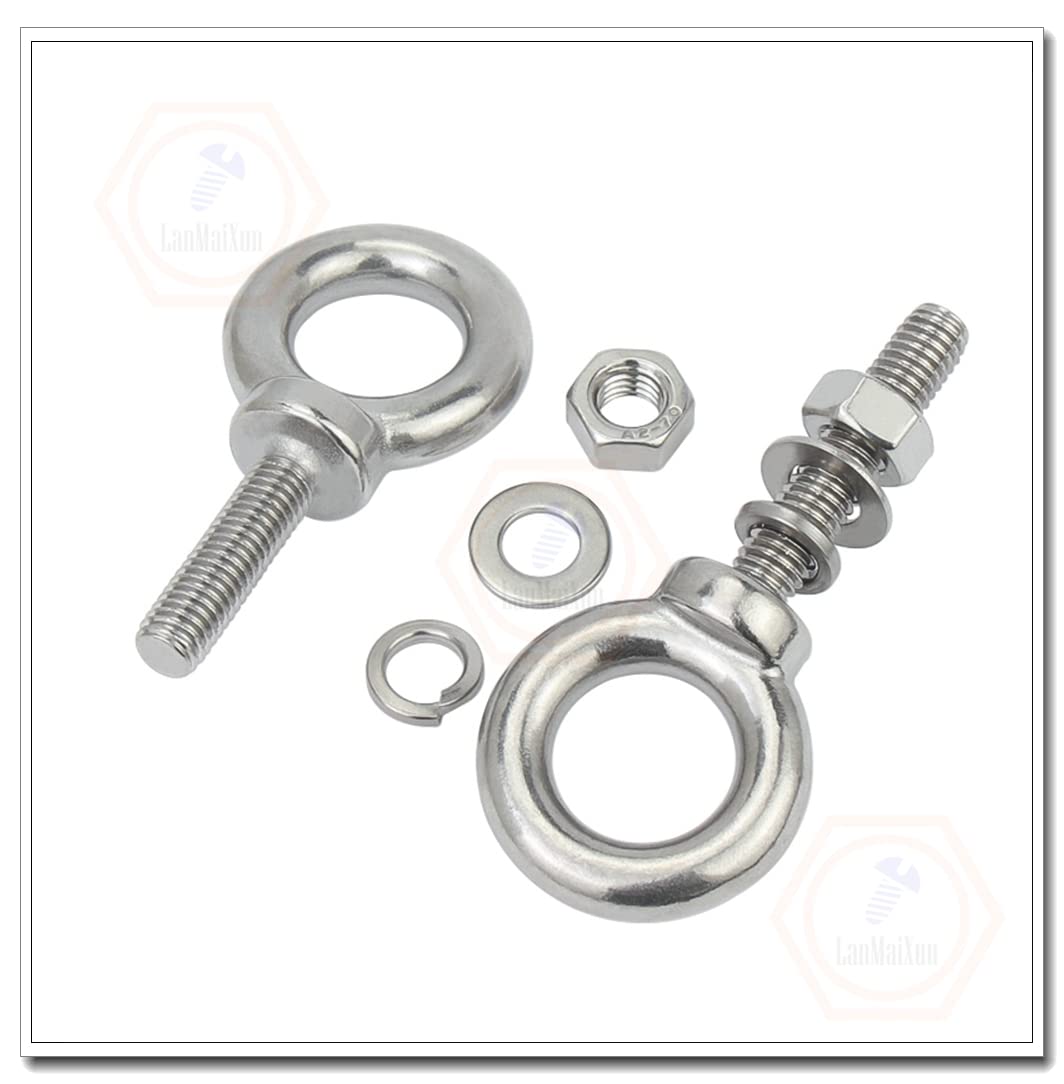 5 set M5 × 25mm 304 roestvrij staal Hijsring Oogbout