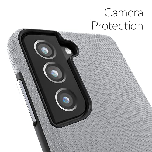 Image of Crave for Galaxy S21 Case, Shockproof Protection Dual Layer Case for Samsung Galaxy S21, S21 5G (6.2 inch) - Slate