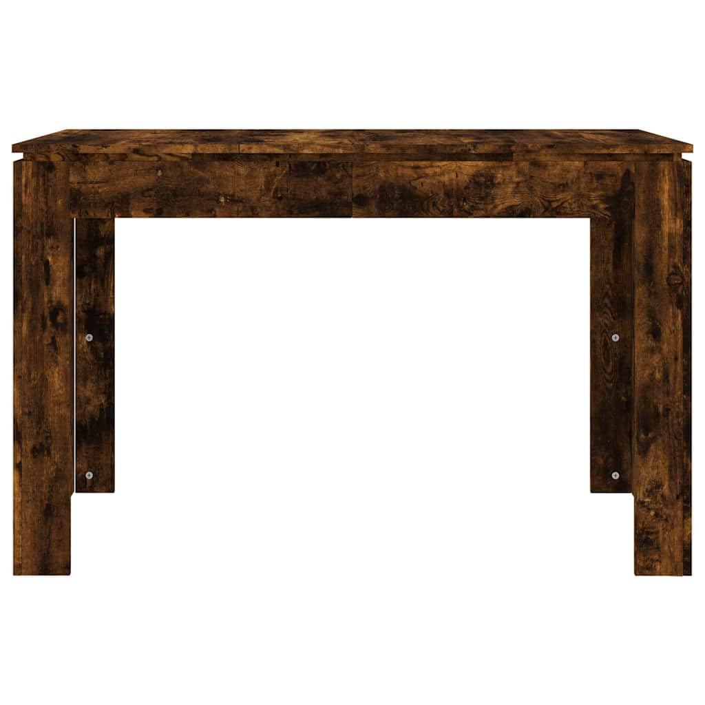 vidaXL Eettafel - Rechthoekige tafel - Artisanaal eiken - Hout - 120x60 cm | Leen Bakker