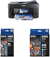 Vista 1 de Epson Expression Premium XP-7100 Wireless Color Photo Printer With EPSON T410 Claria Premium High Capacity Photo Black and Black Ink Cartridges