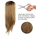 OVAQUIXI Mannequin Head, Fluffy Hairstyling Training Head with High Temperature Fiber Hair, for Hairdressing Practice Weaving Curling Cutting Styling, Suitable for Beauty Teachers